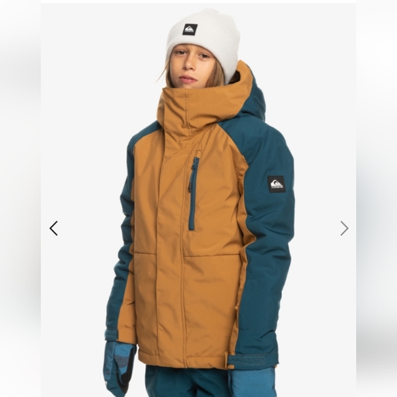 QUIKSILVER NEW Boys Mission Block Technical Snow Jacket - Picture 6 of 15